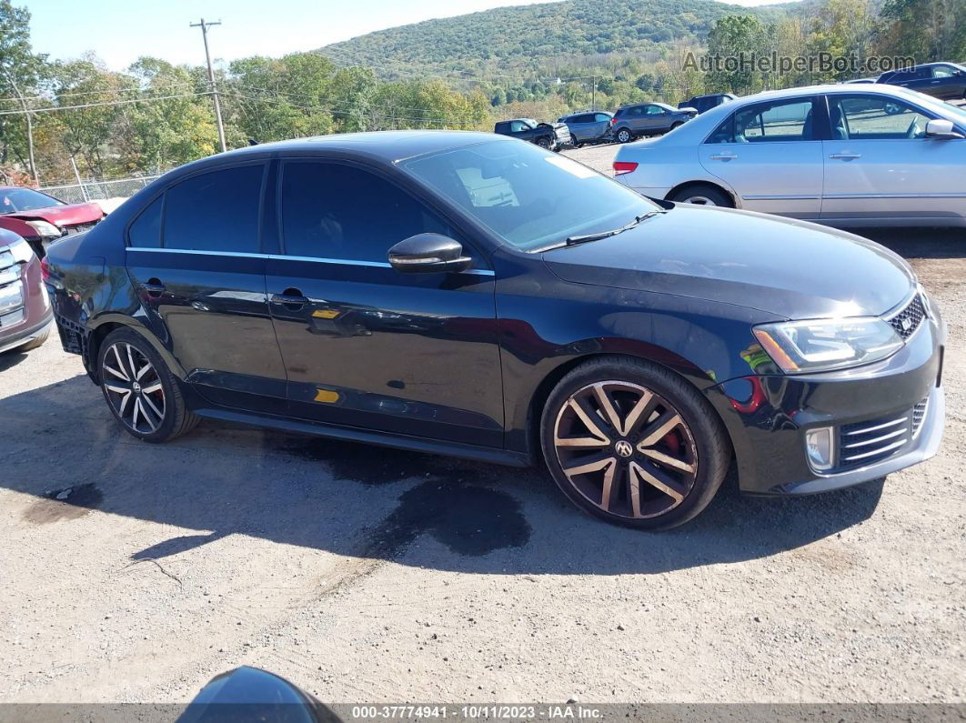 2013 Volkswagen Jetta Gli Autobahn W/nav Black vin: 3VW4A7AJ4DM217064