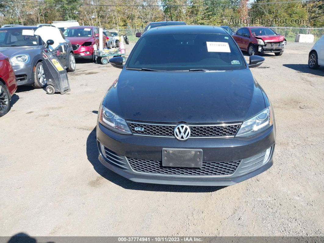 2013 Volkswagen Jetta Gli Autobahn W/nav Черный vin: 3VW4A7AJ4DM217064