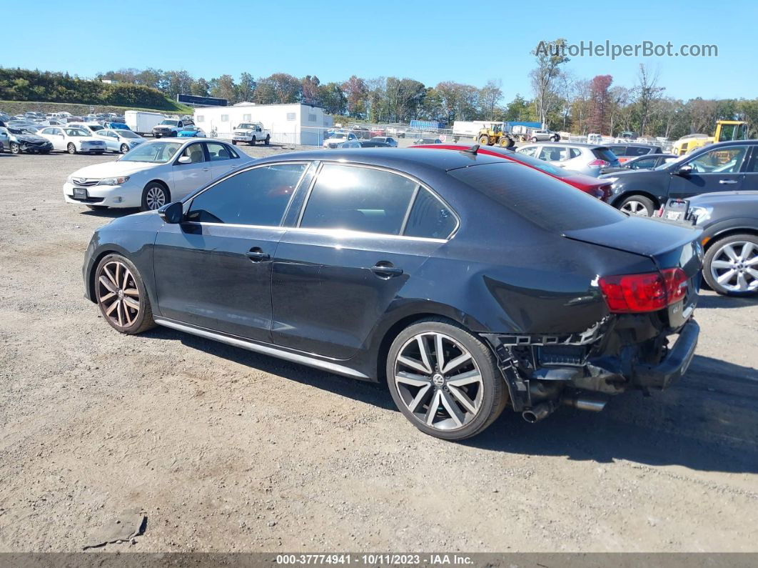 2013 Volkswagen Jetta Gli Autobahn W/nav Black vin: 3VW4A7AJ4DM217064