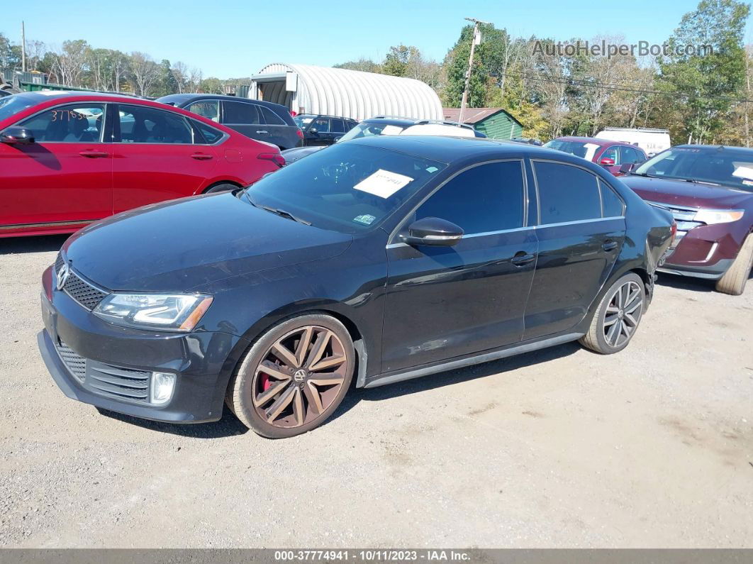 2013 Volkswagen Jetta Gli Autobahn W/nav Черный vin: 3VW4A7AJ4DM217064