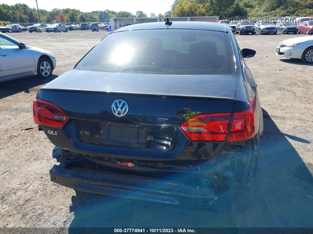 2013 Volkswagen Jetta Gli Autobahn W/nav Black vin: 3VW4A7AJ4DM217064