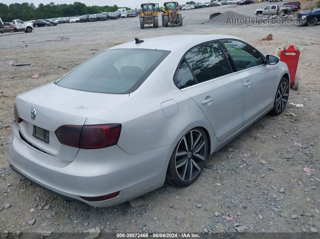 2012 Volkswagen Jetta Gli Autobahn Silver vin: 3VW4A7AJ5CM462437