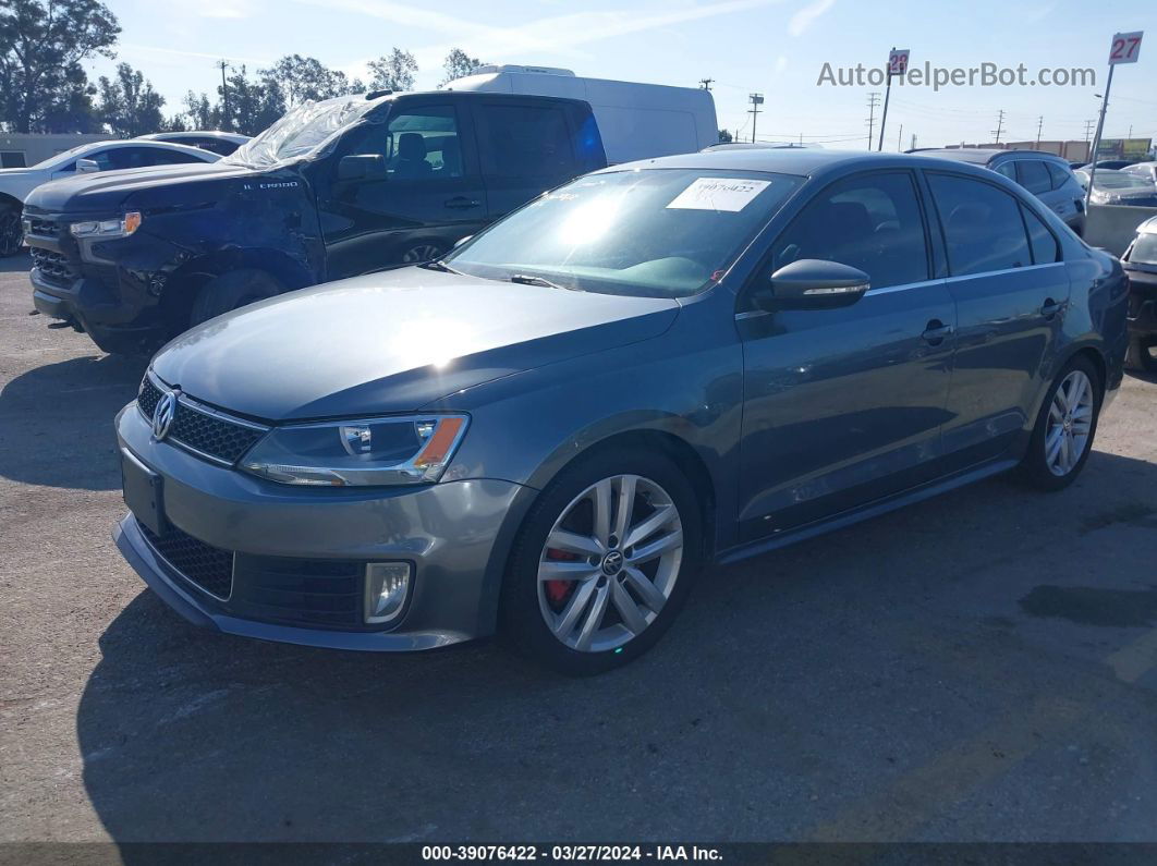 2012 Volkswagen Jetta Gli Gray vin: 3VW4A7AJ7CM342252