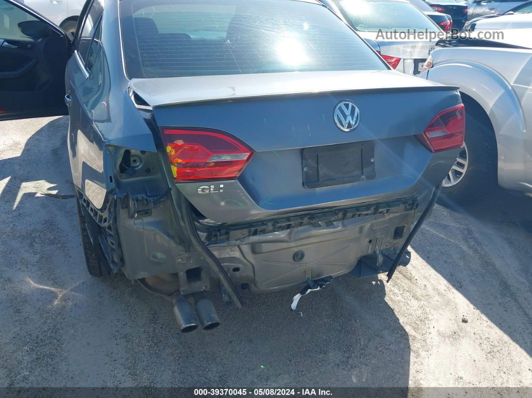 2012 Volkswagen Jetta Gli Gray vin: 3VW4A7AJ8CM342051