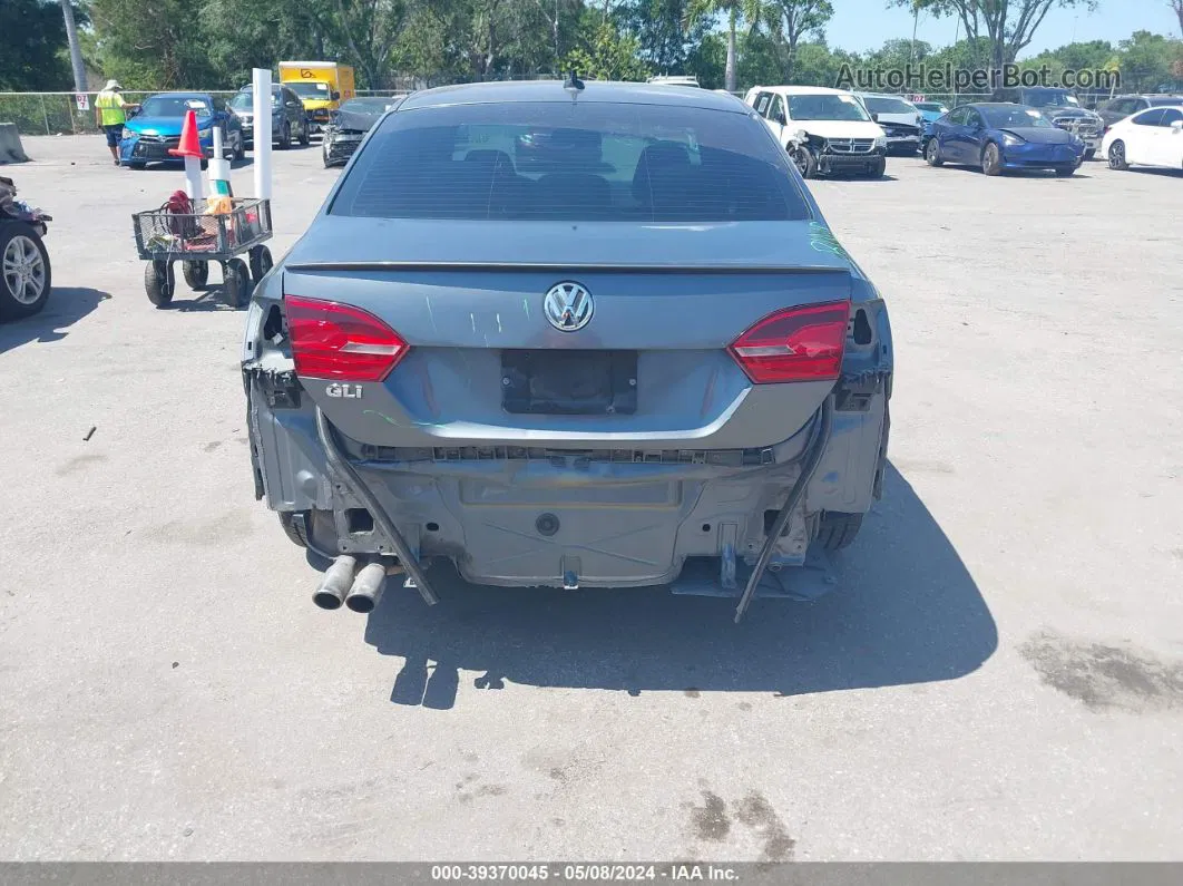 2012 Volkswagen Jetta Gli Gray vin: 3VW4A7AJ8CM342051