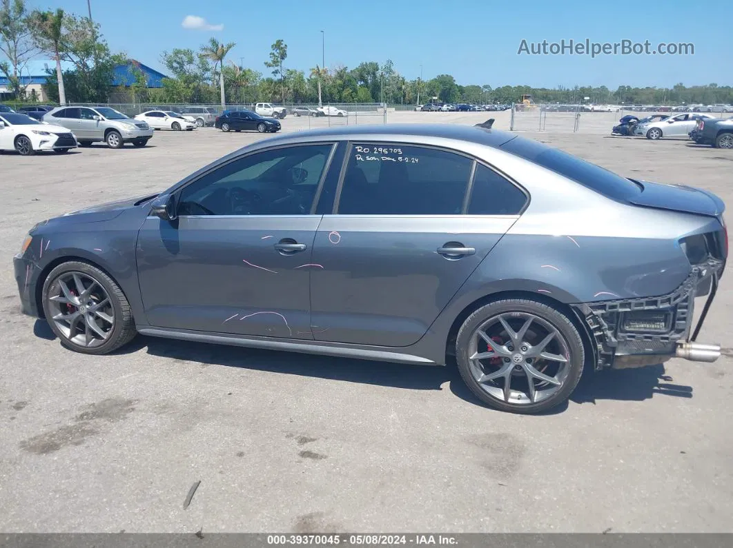 2012 Volkswagen Jetta Gli Gray vin: 3VW4A7AJ8CM342051