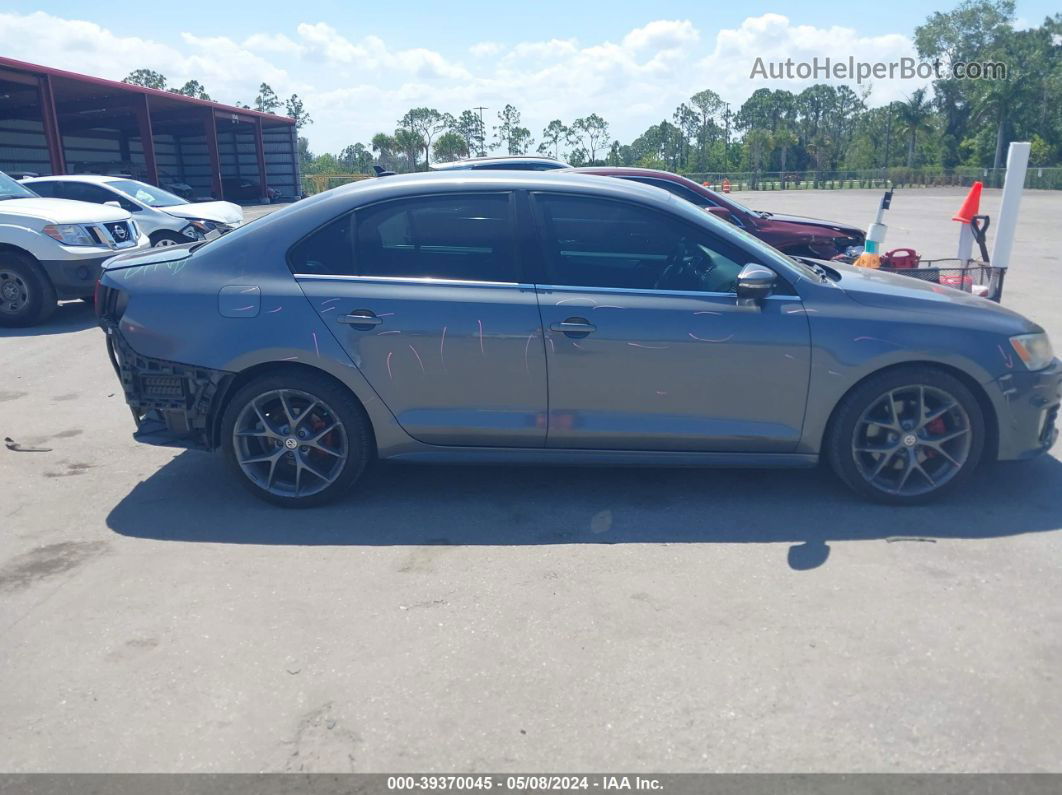 2012 Volkswagen Jetta Gli Gray vin: 3VW4A7AJ8CM342051