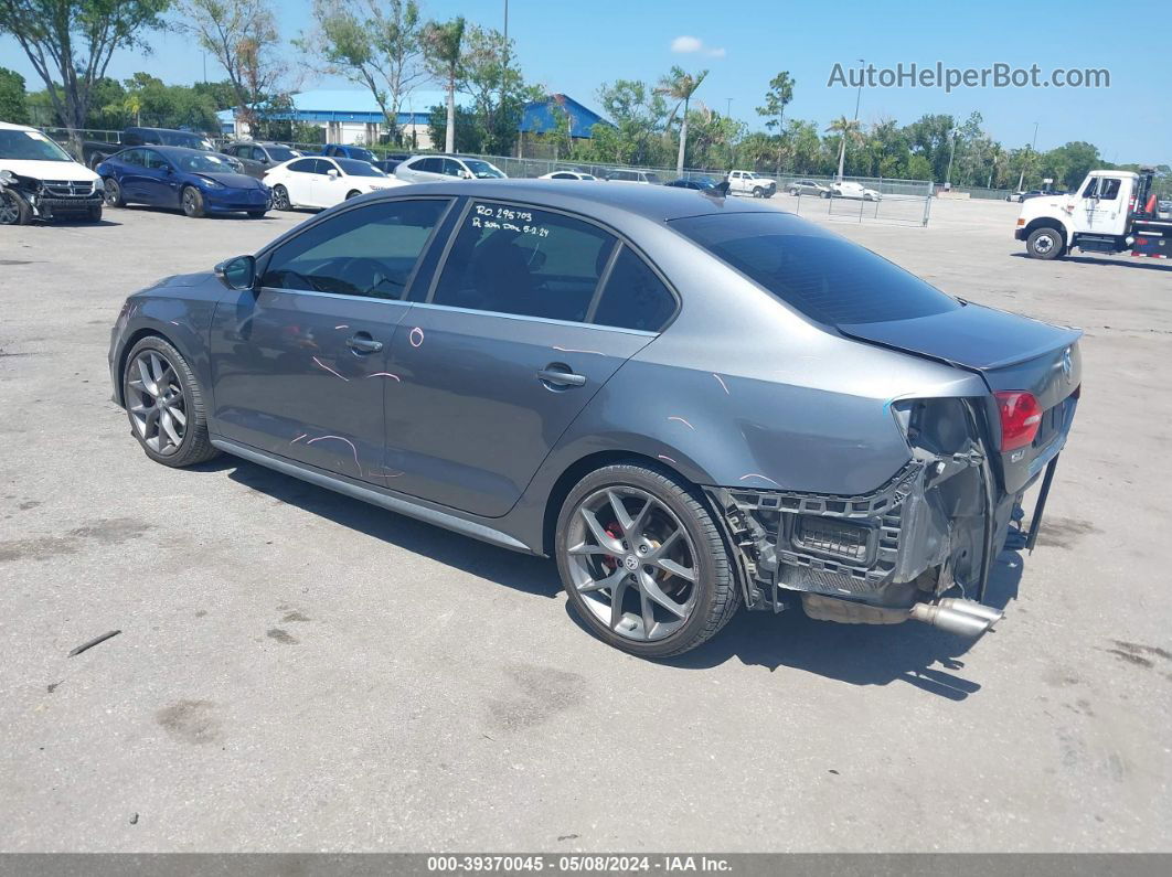 2012 Volkswagen Jetta Gli Gray vin: 3VW4A7AJ8CM342051