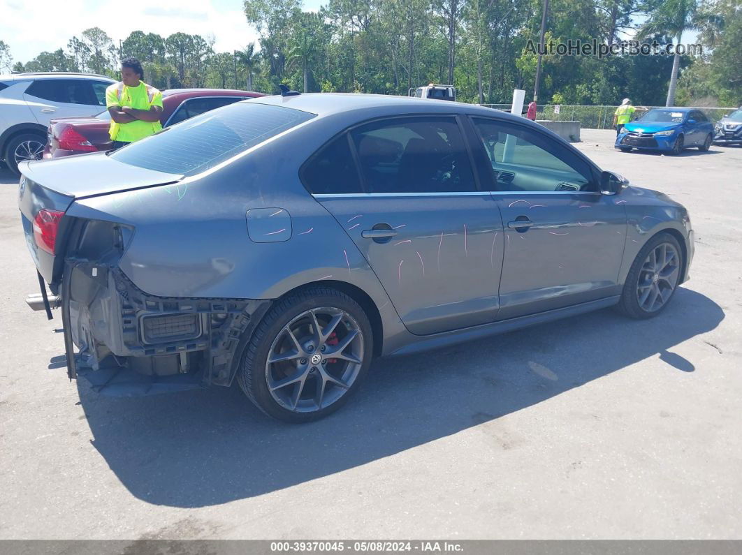 2012 Volkswagen Jetta Gli Gray vin: 3VW4A7AJ8CM342051