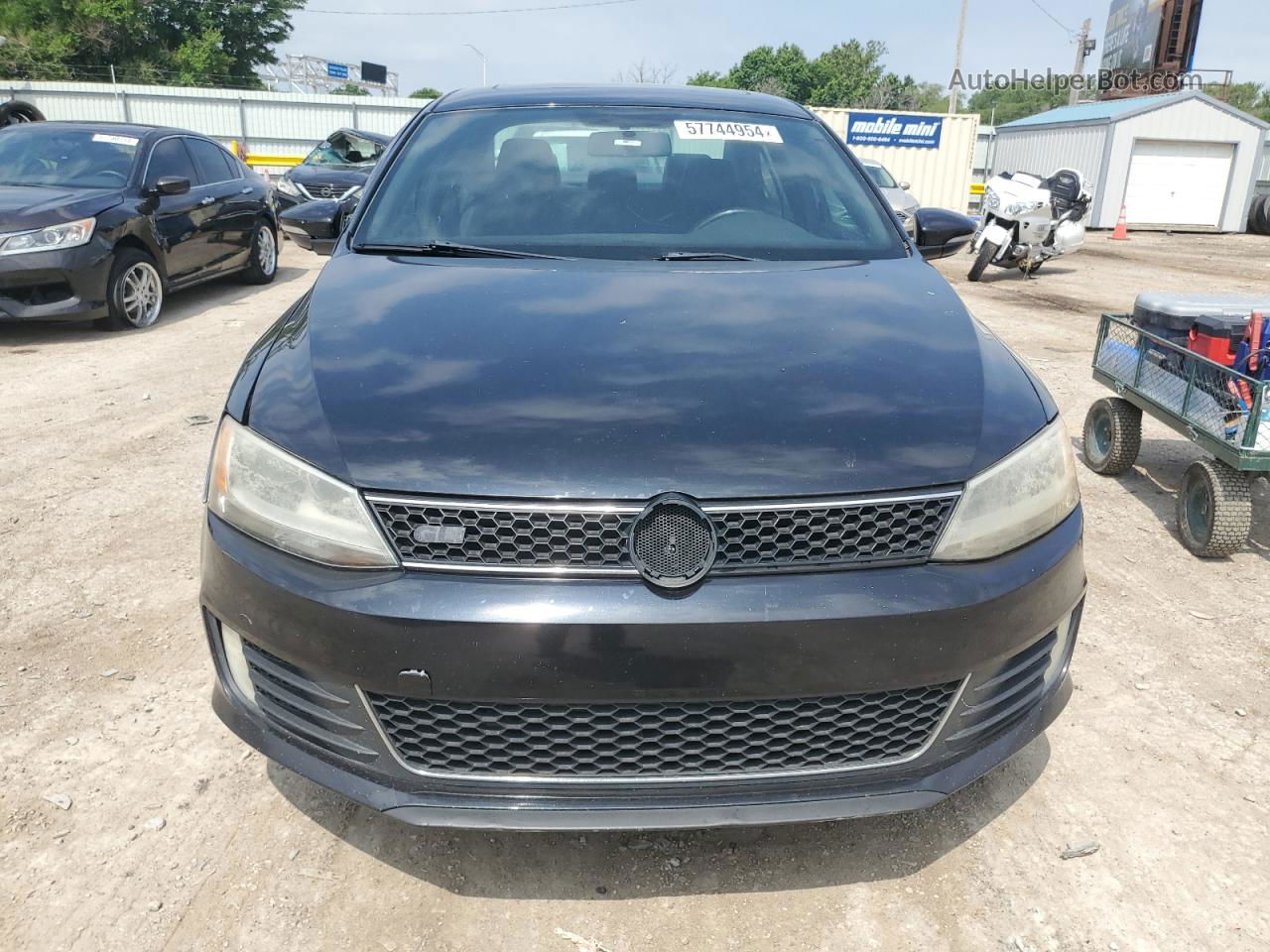 2014 Volkswagen Jetta Gli Black vin: 3VW4S7AJ0EM229890