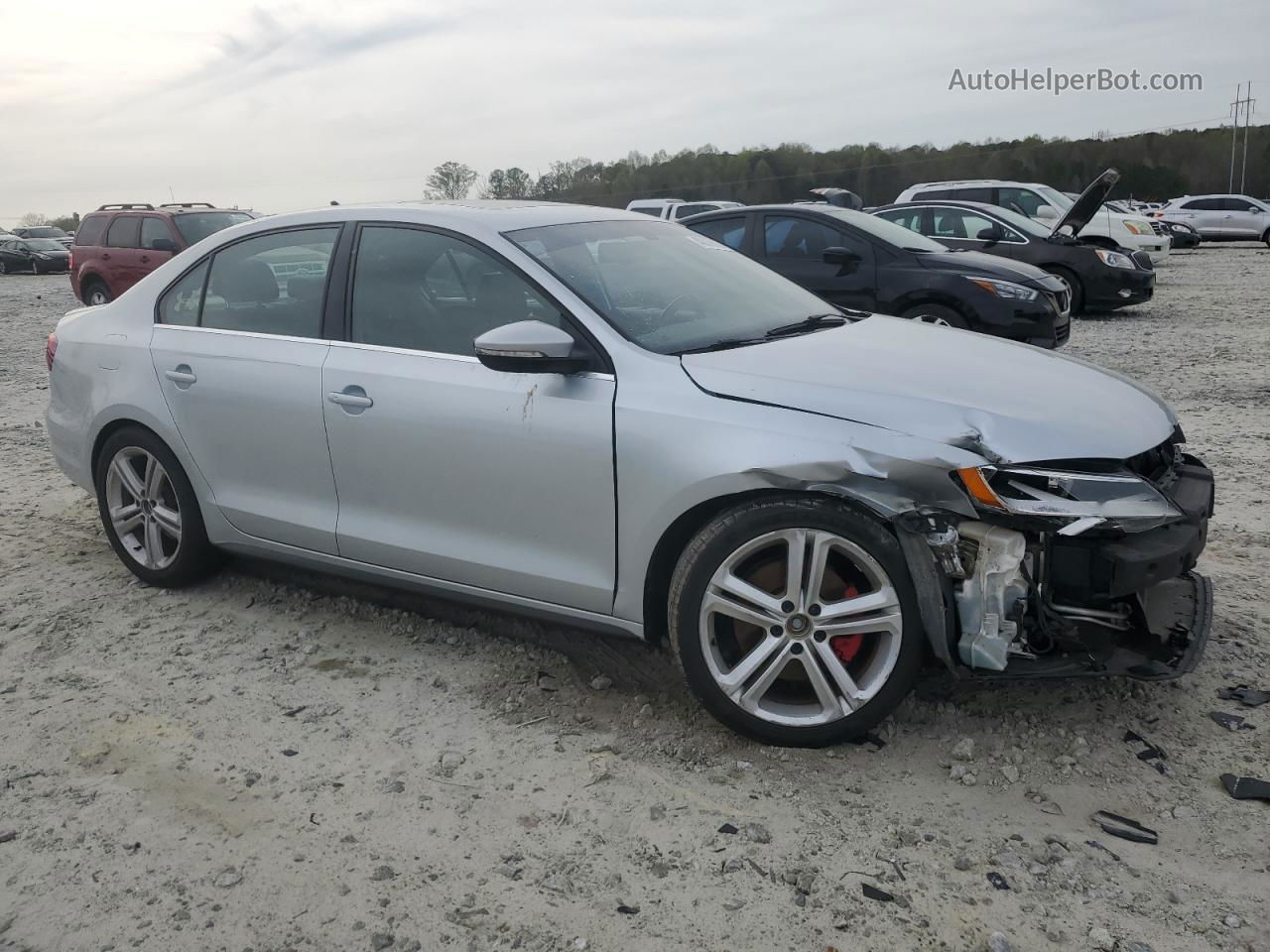 2015 Volkswagen Jetta Gli Silver vin: 3VW4S7AJ2FM259295