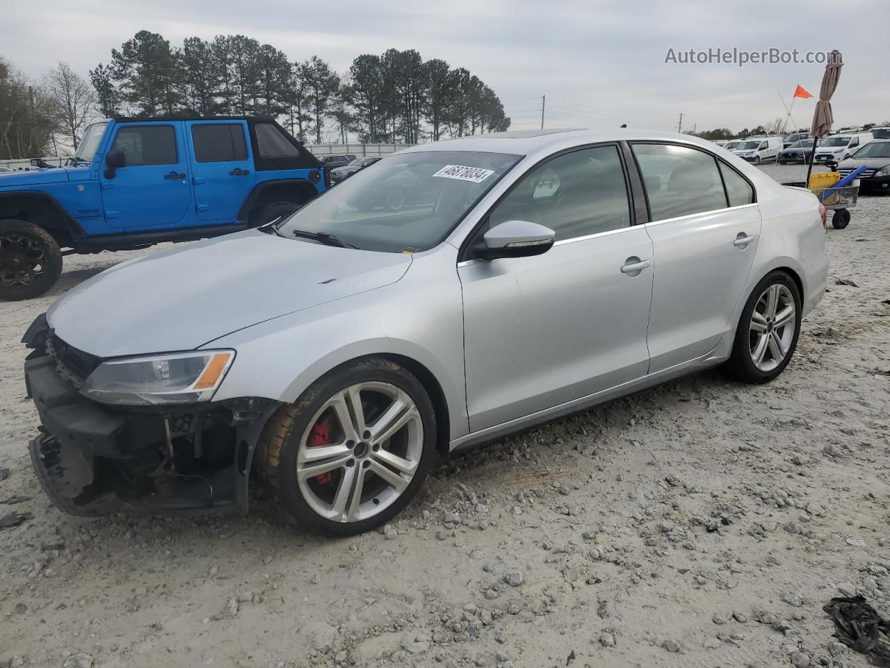 2015 Volkswagen Jetta Gli Silver vin: 3VW4S7AJ2FM259295