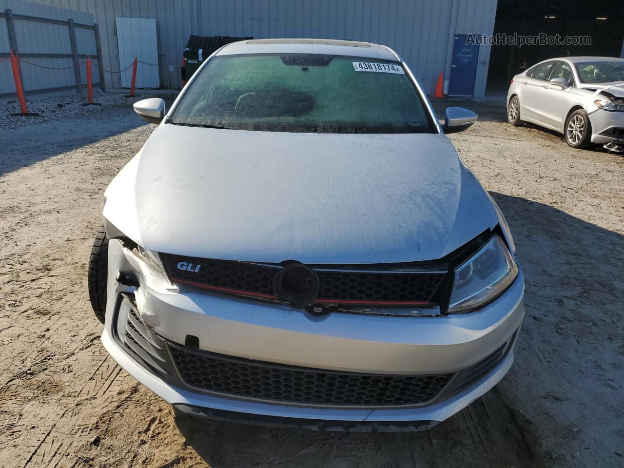 2014 Volkswagen Jetta Gli Silver vin: 3VW4S7AJ3EM319082