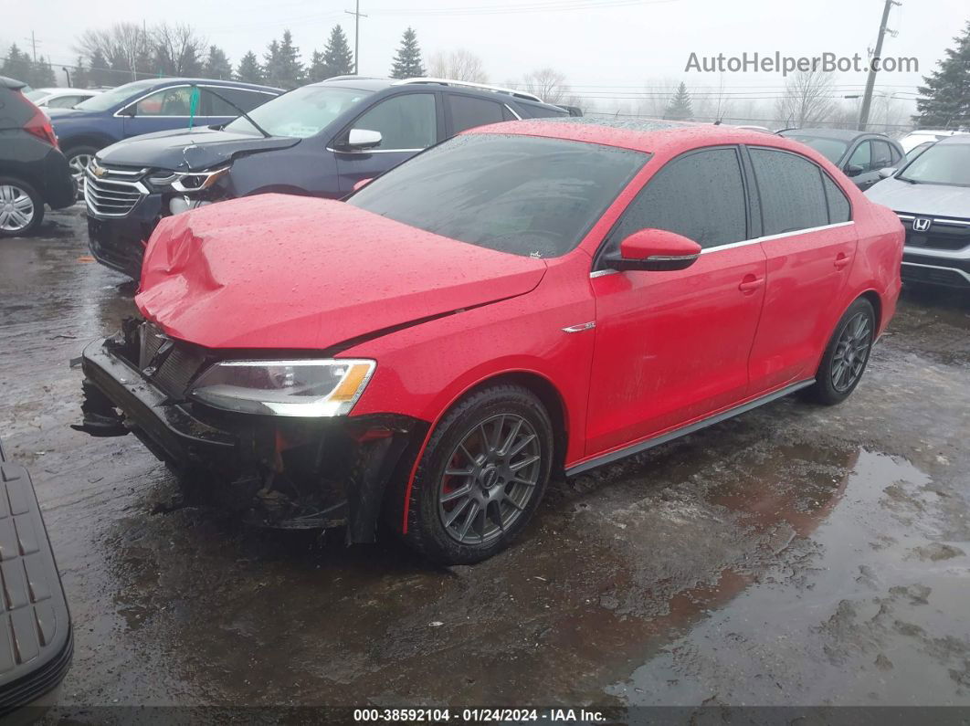 2016 Volkswagen Jetta 2.0t Gli Se Красный vin: 3VW4S7AJ3GM356099