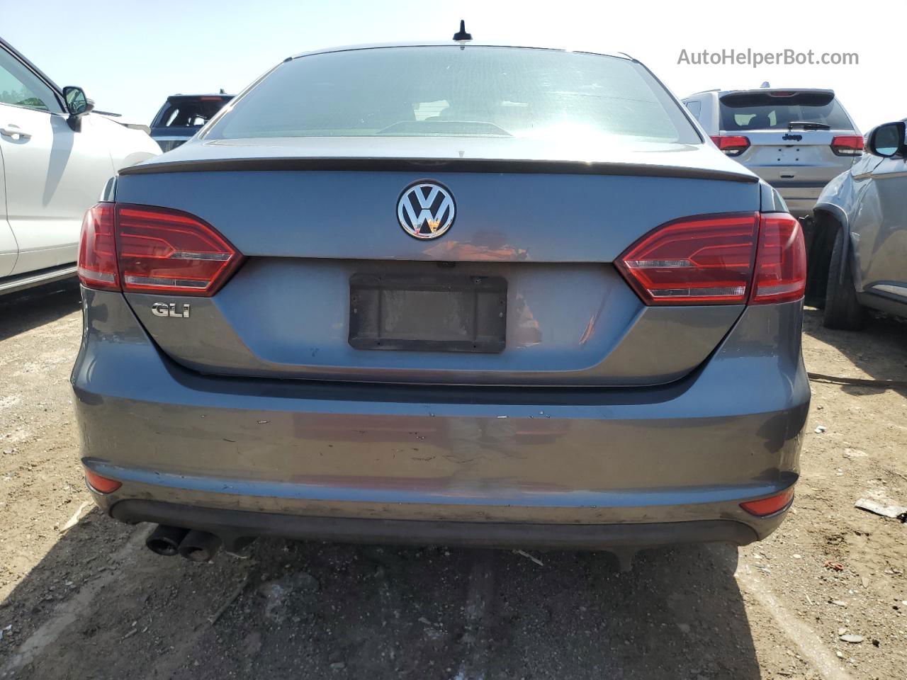 2013 Volkswagen Jetta Gli Gray vin: 3VW4S7AJ4DM443697