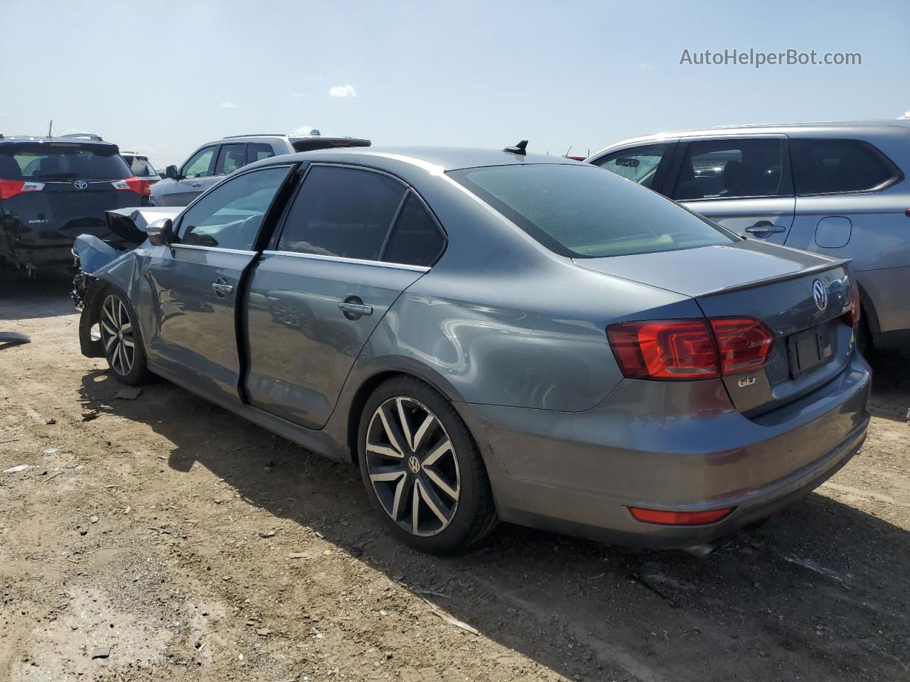 2013 Volkswagen Jetta Gli Gray vin: 3VW4S7AJ4DM443697