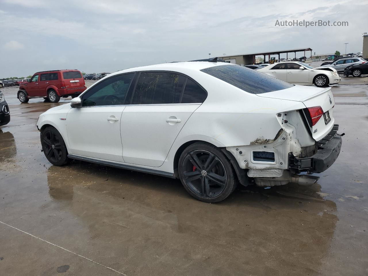 2016 Volkswagen Jetta Gli White vin: 3VW4S7AJ5GM234103