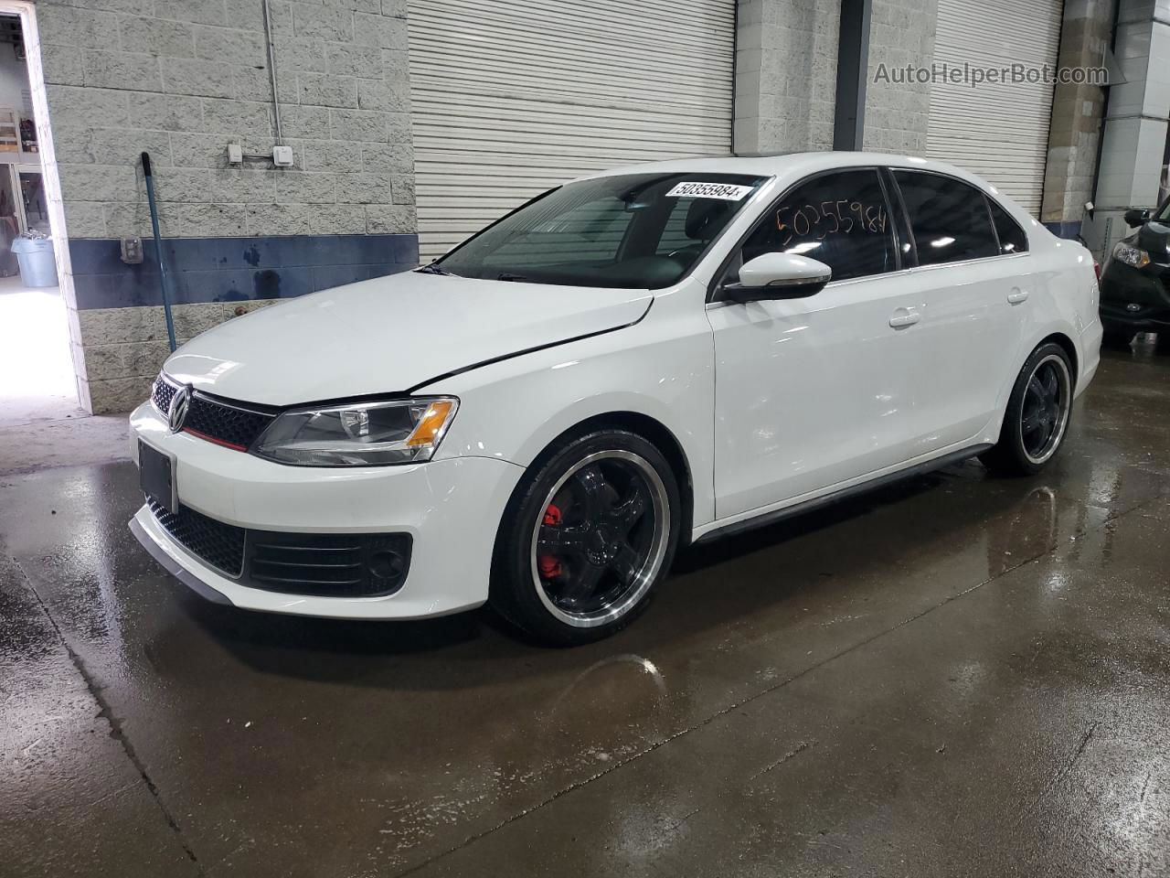 2015 Volkswagen Jetta Gli White vin: 3VW4S7AJ7FM292244