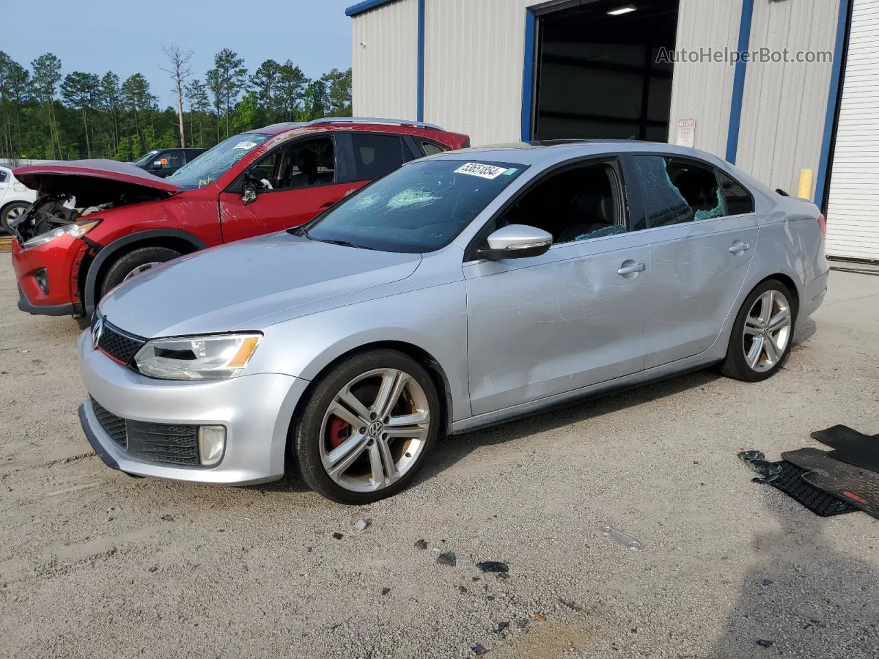 2015 Volkswagen Jetta Gli Silver vin: 3VW4S7AJ7FM306546