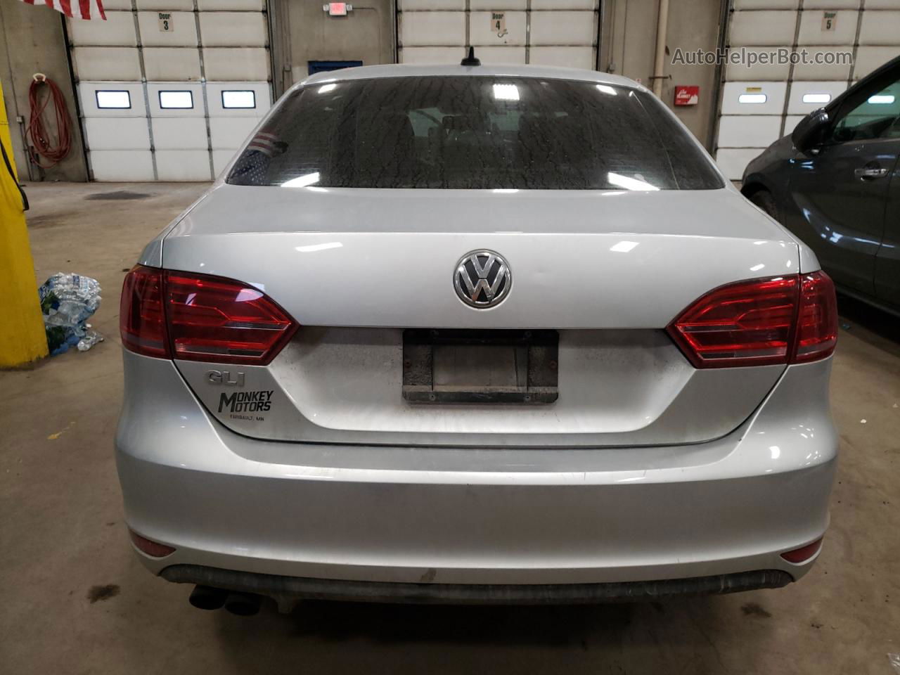 2014 Volkswagen Jetta Gli Silver vin: 3VW4S7AJ9EM353074