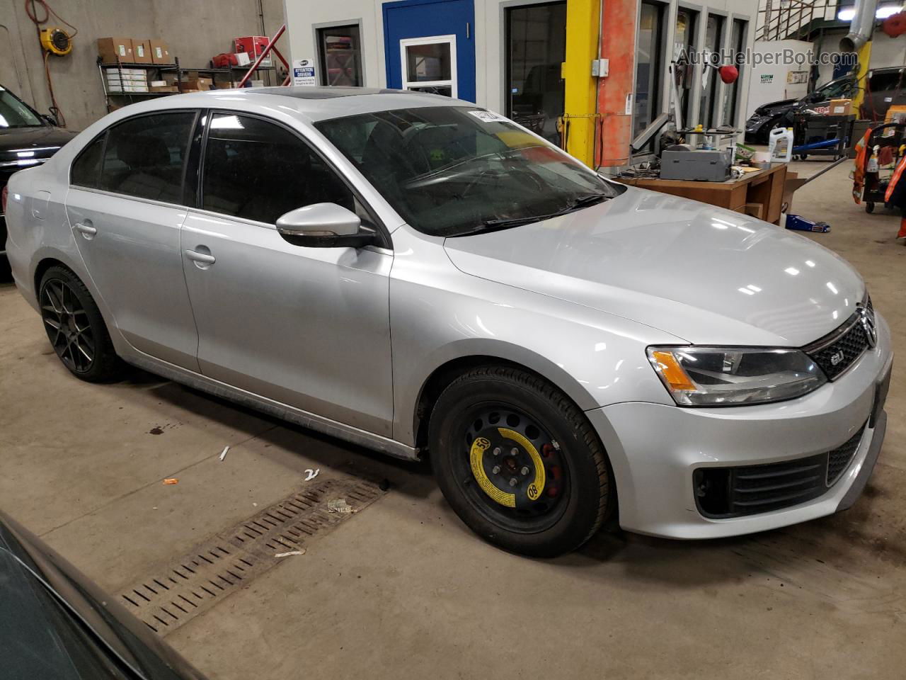 2014 Volkswagen Jetta Gli Silver vin: 3VW4S7AJ9EM353074