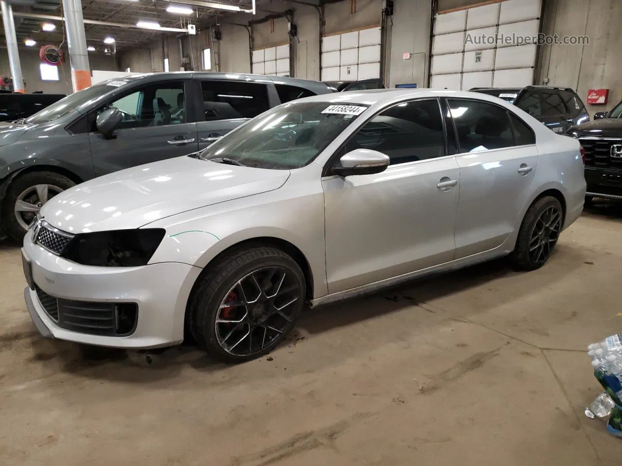 2014 Volkswagen Jetta Gli Silver vin: 3VW4S7AJ9EM353074