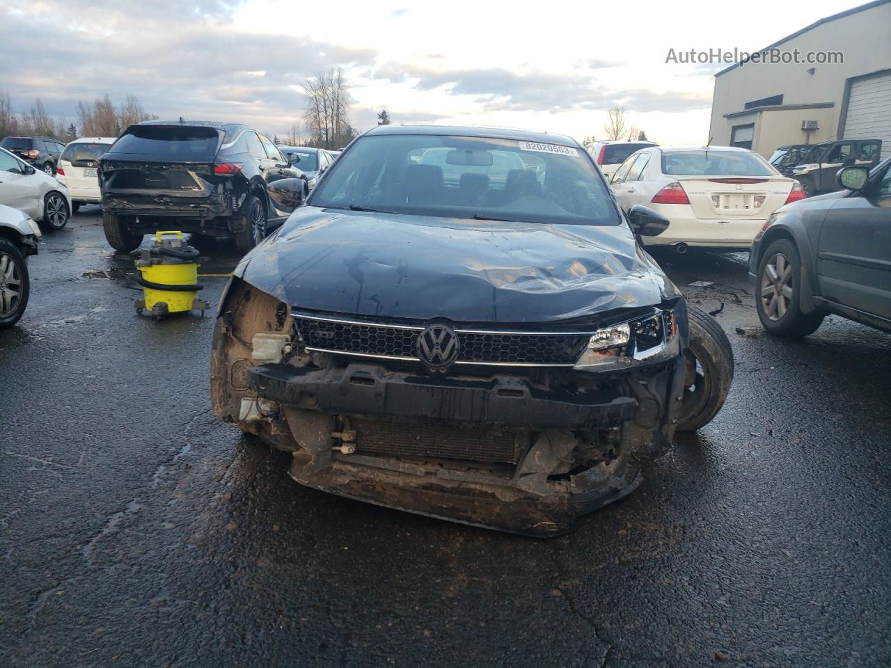 2014 Volkswagen Jetta Gli Black vin: 3VW4T7AJ0EM350691