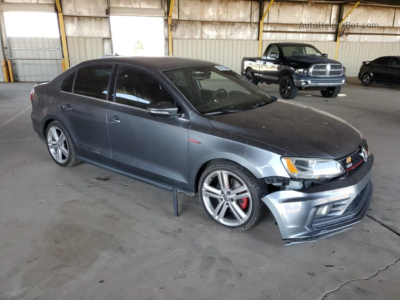 2016 Volkswagen Jetta Gli Gray vin: 3VW4T7AJ0GM255549