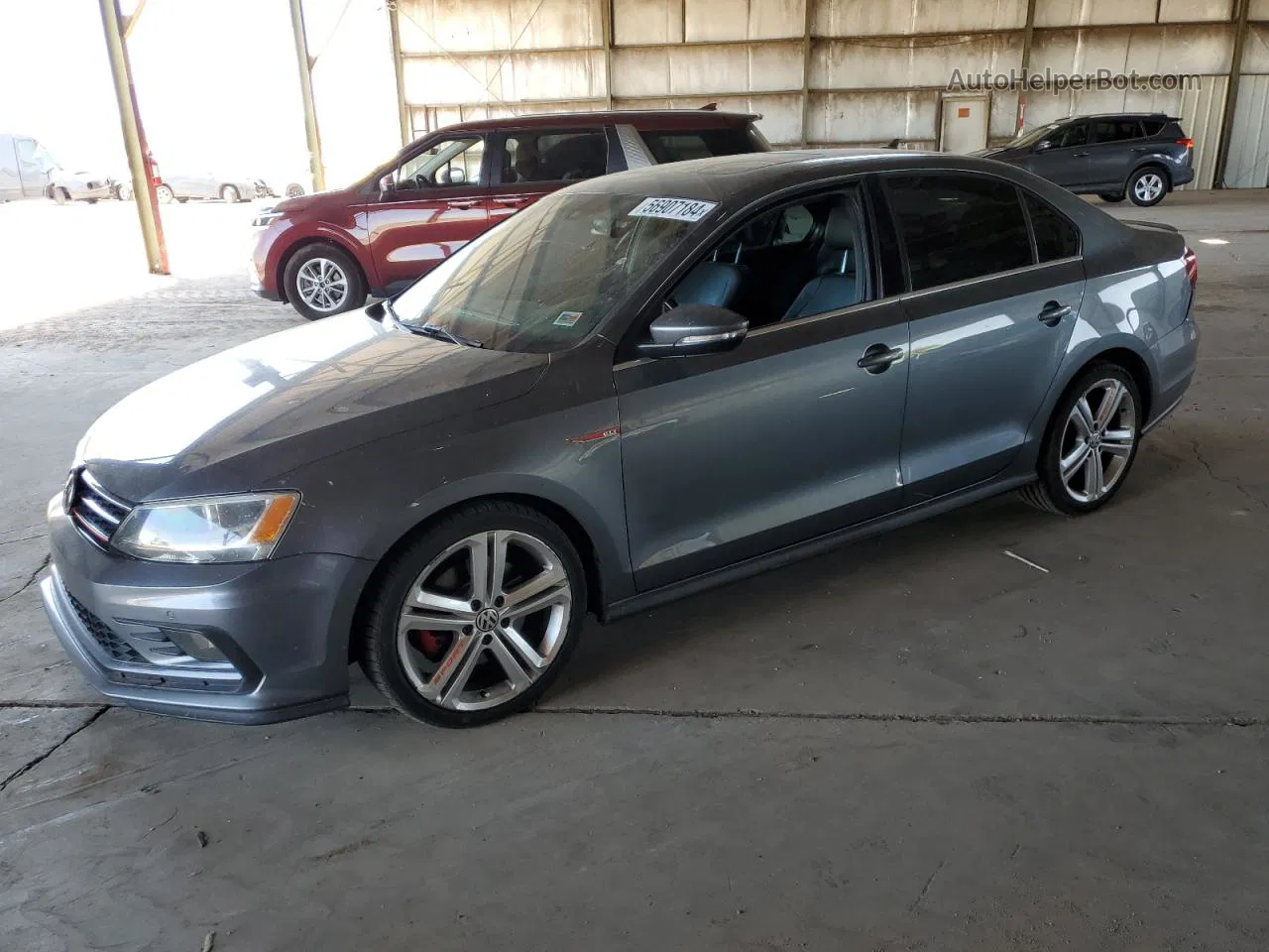 2016 Volkswagen Jetta Gli Gray vin: 3VW4T7AJ0GM255549