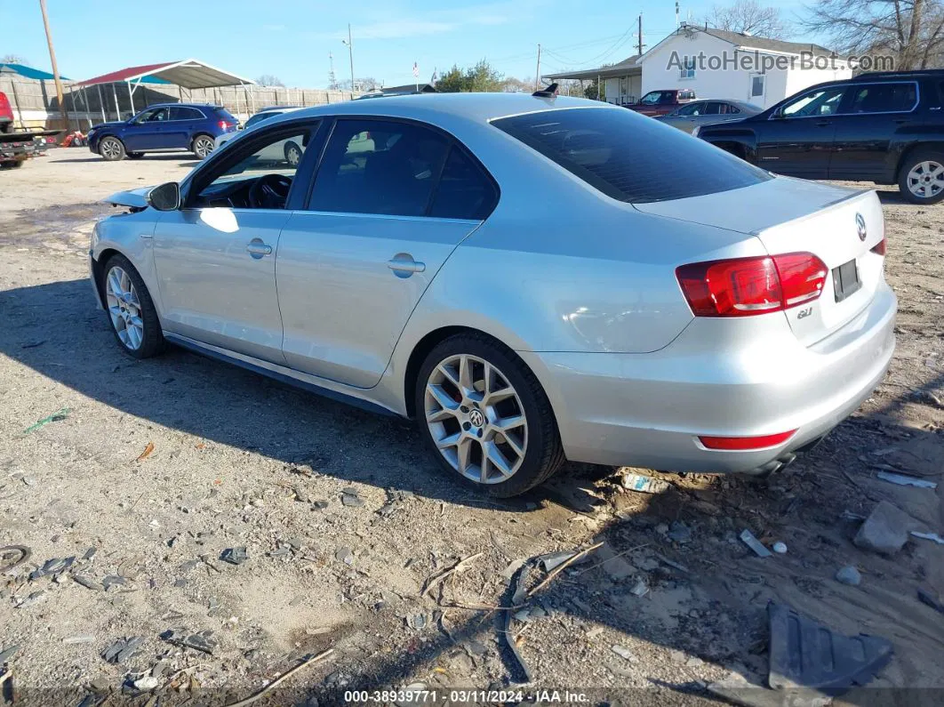 2014 Volkswagen Jetta Gli Edition 30 Silver vin: 3VW4T7AJ1EM271577