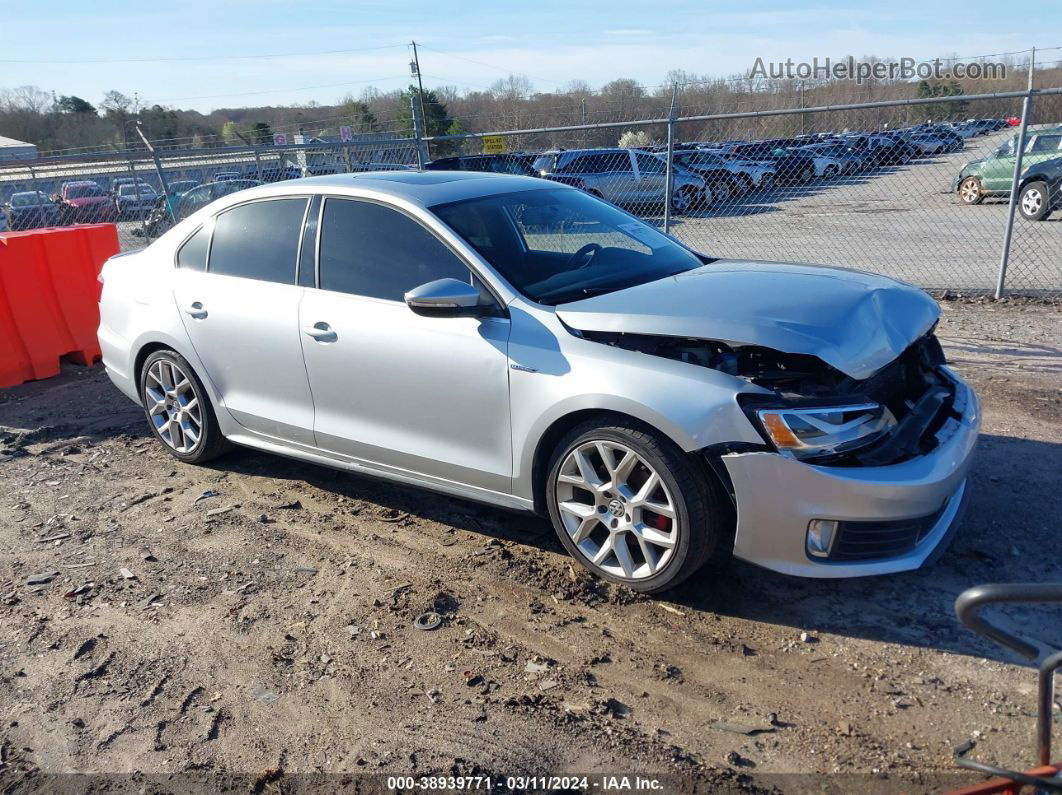 2014 Volkswagen Jetta Gli Edition 30 Silver vin: 3VW4T7AJ1EM271577