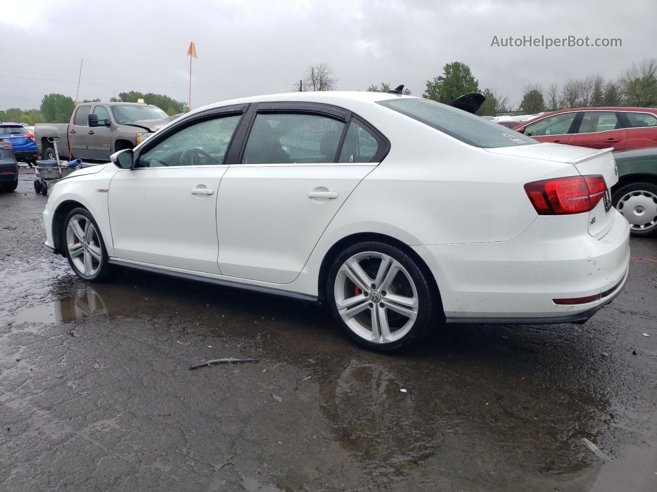 2017 Volkswagen Jetta Gli White vin: 3VW4T7AJ1HM283085