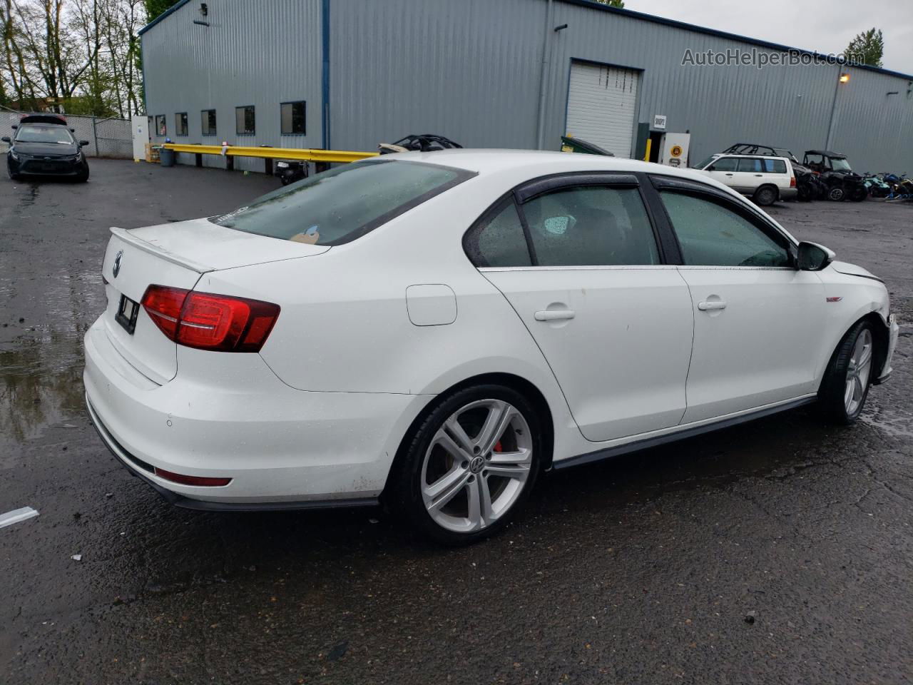 2017 Volkswagen Jetta Gli White vin: 3VW4T7AJ1HM283085