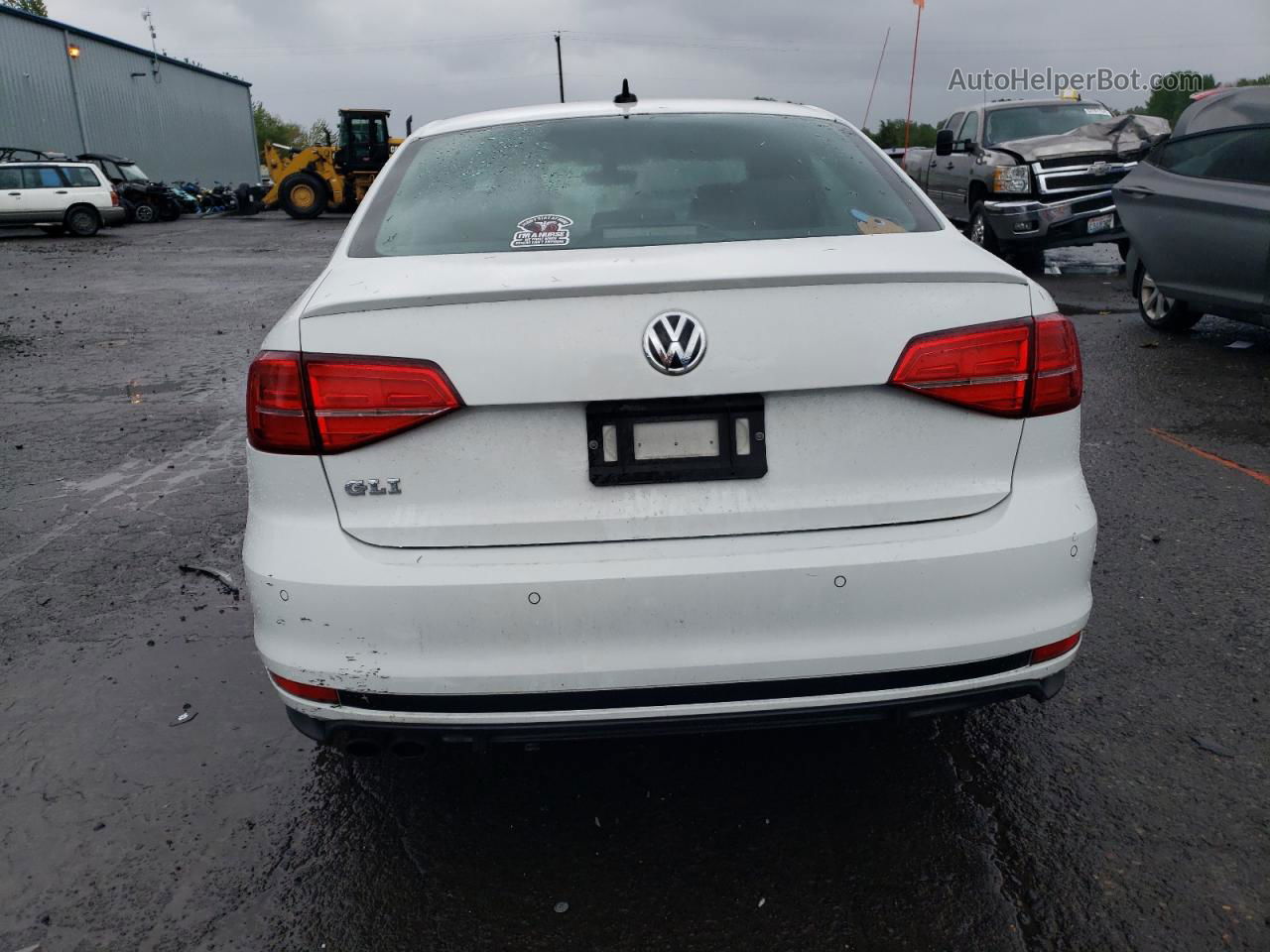 2017 Volkswagen Jetta Gli White vin: 3VW4T7AJ1HM283085