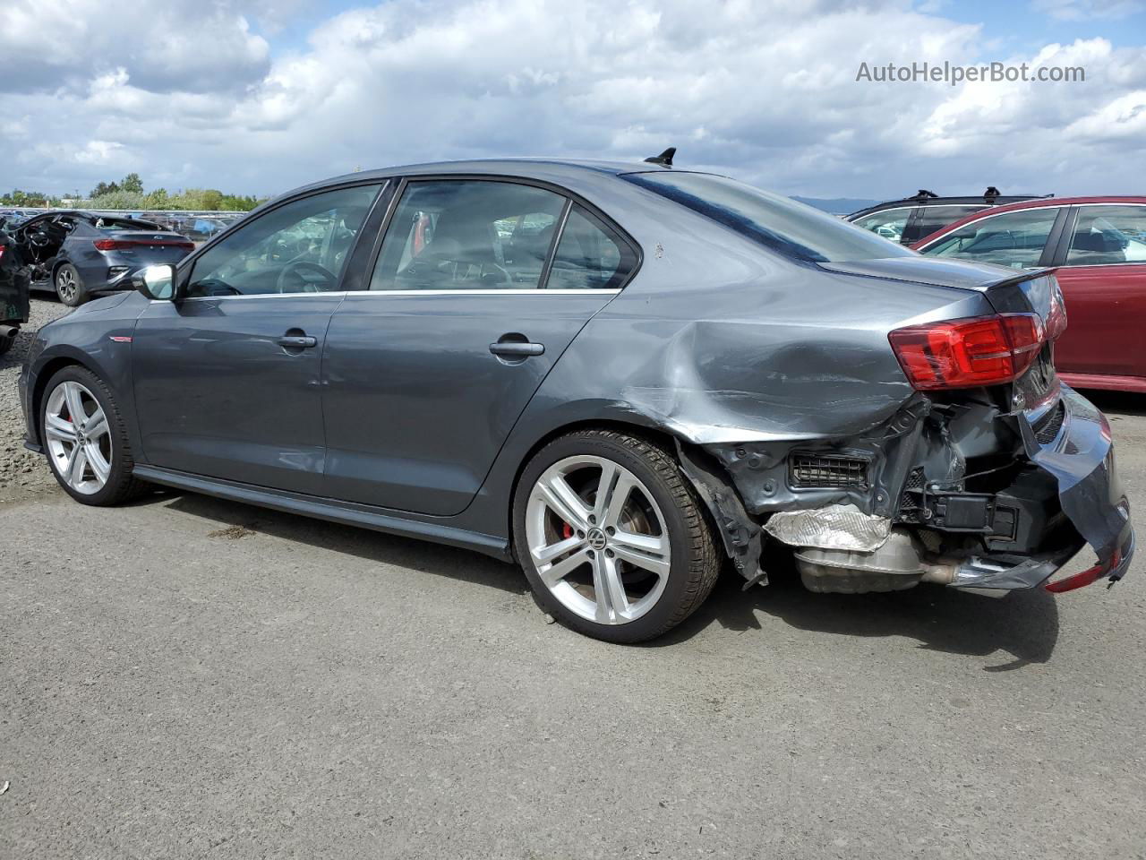 2017 Volkswagen Jetta Gli Серый vin: 3VW4T7AJ1HM327540