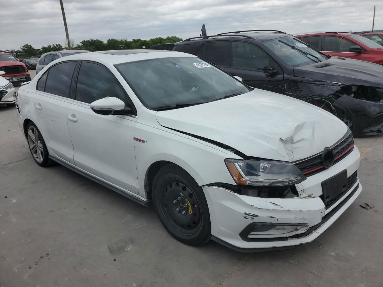 2017 Volkswagen Jetta Gli White vin: 3VW4T7AJ1HM349313