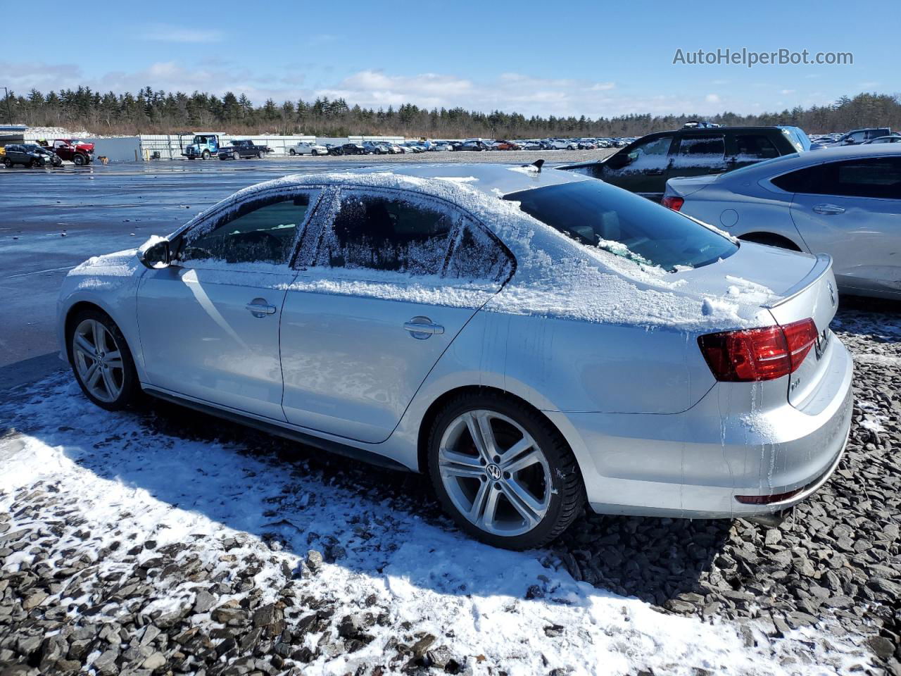 2015 Volkswagen Jetta Gli Silver vin: 3VW4T7AJ2FM264977