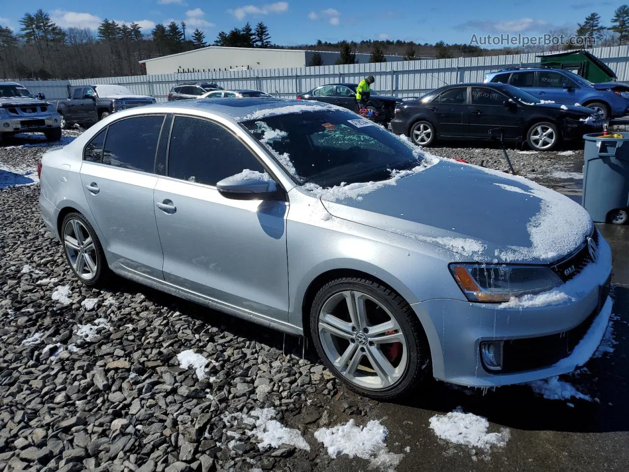 2015 Volkswagen Jetta Gli Silver vin: 3VW4T7AJ2FM264977