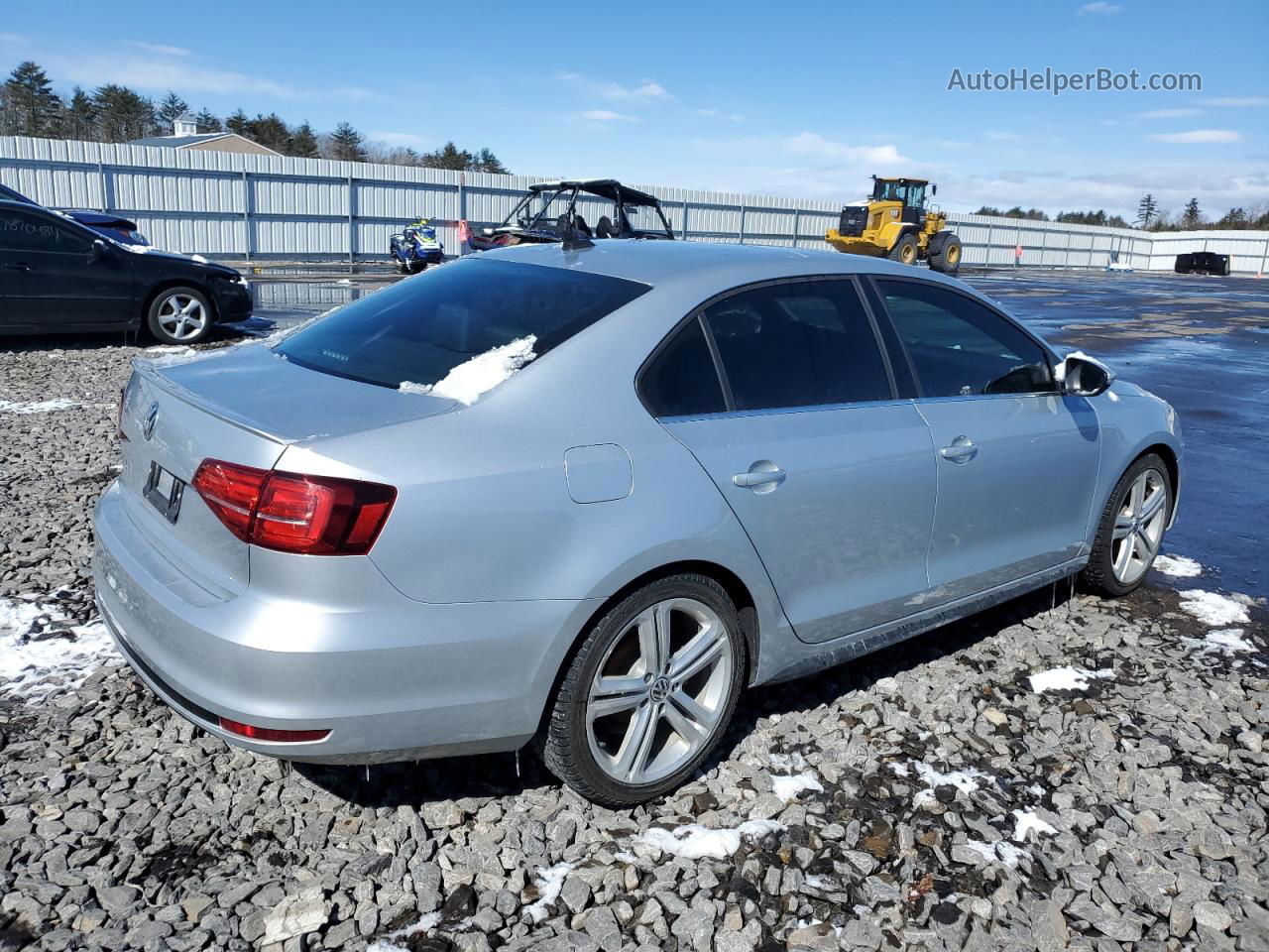 2015 Volkswagen Jetta Gli Silver vin: 3VW4T7AJ2FM264977