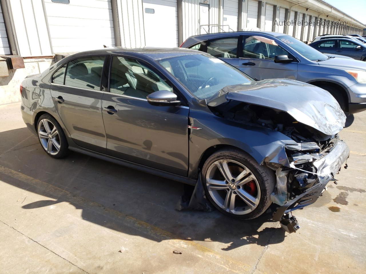 2017 Volkswagen Jetta Gli Gray vin: 3VW4T7AJ2HM409437