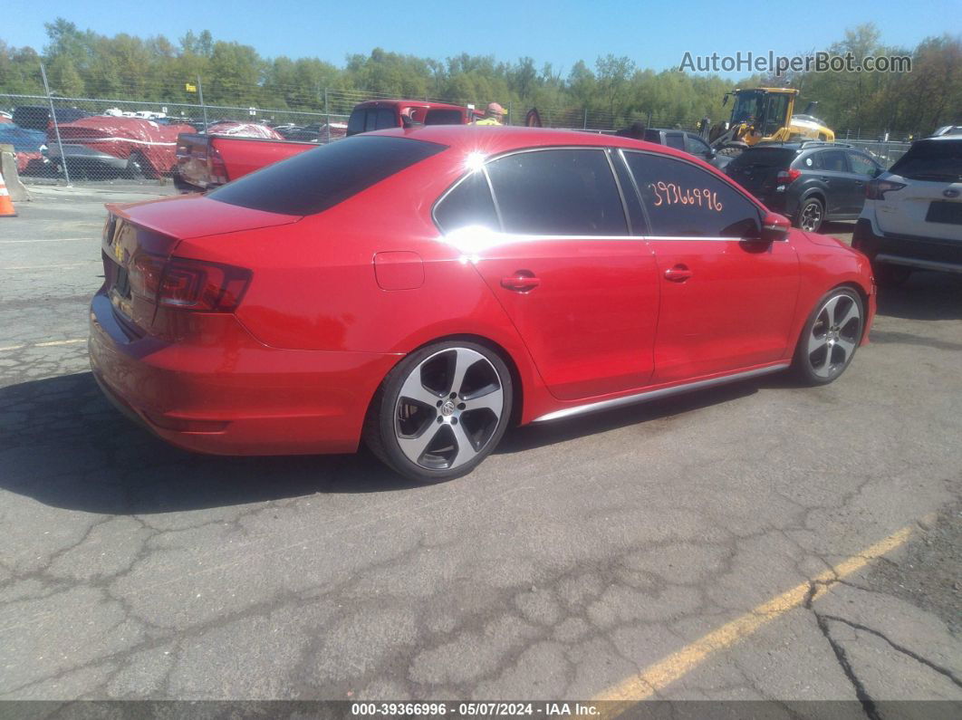 2014 Volkswagen Jetta Gli Autobahn Red vin: 3VW4T7AJ3EM361426