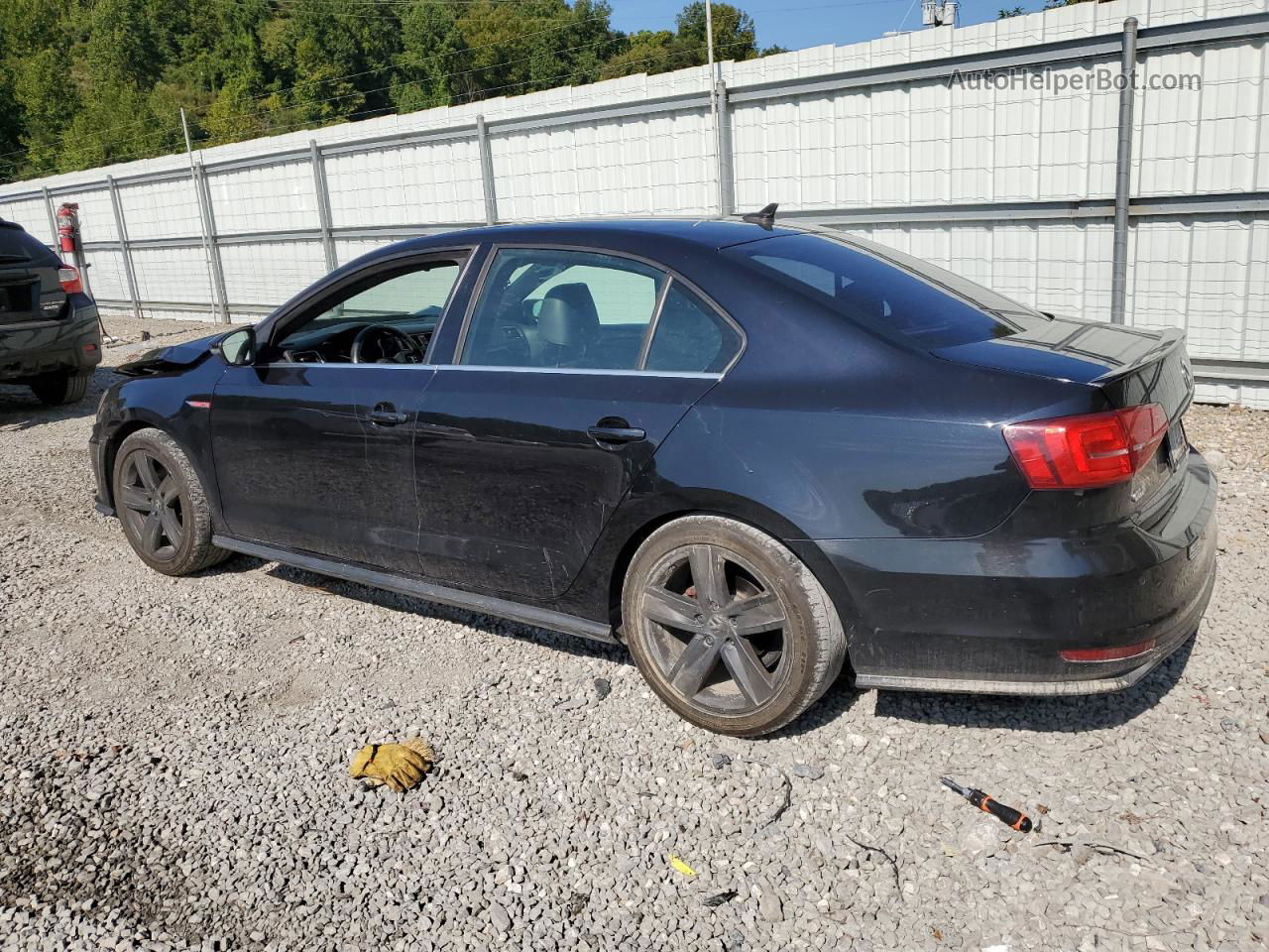 2016 Volkswagen Jetta Gli Black vin: 3VW4T7AJ3GM337209