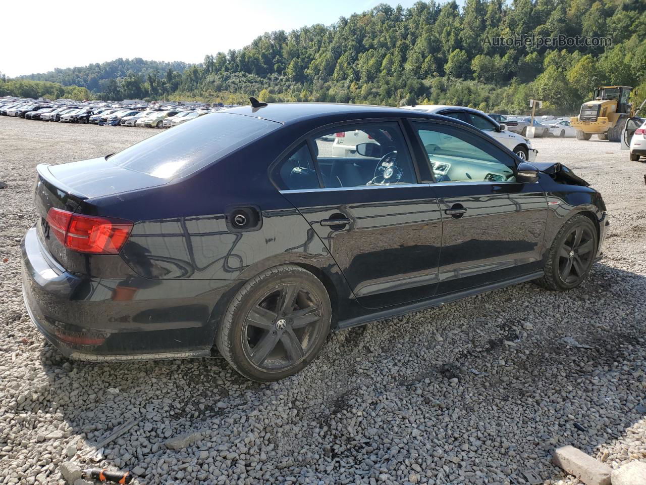 2016 Volkswagen Jetta Gli Black vin: 3VW4T7AJ3GM337209