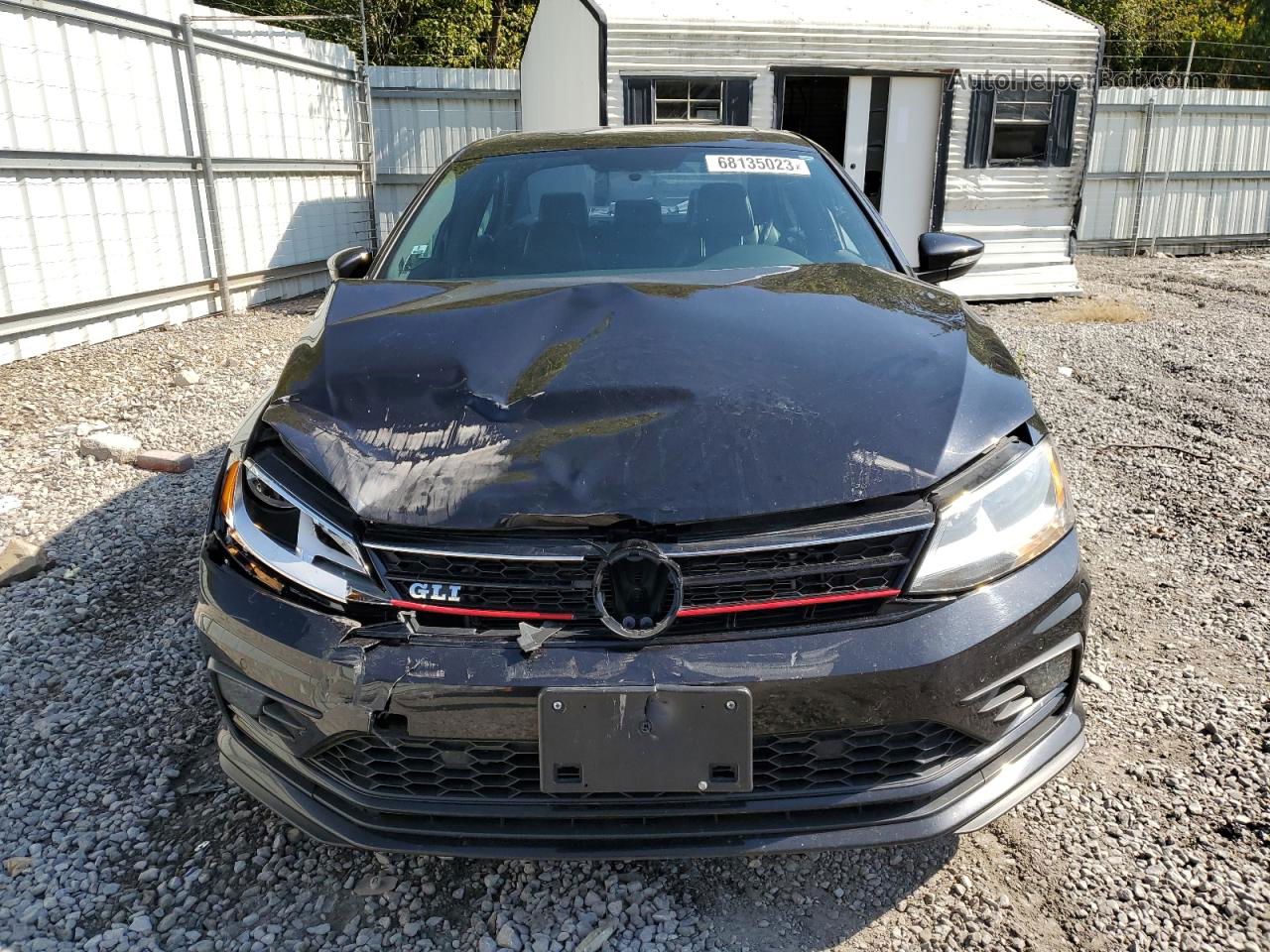 2016 Volkswagen Jetta Gli Black vin: 3VW4T7AJ3GM337209