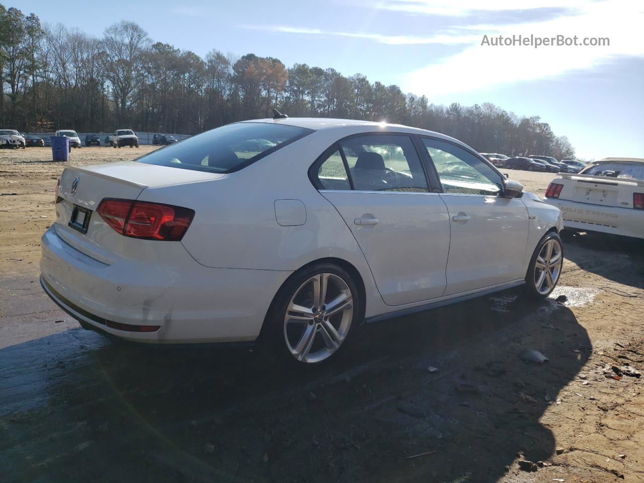 2017 Volkswagen Jetta Gli White vin: 3VW4T7AJ4HM359351