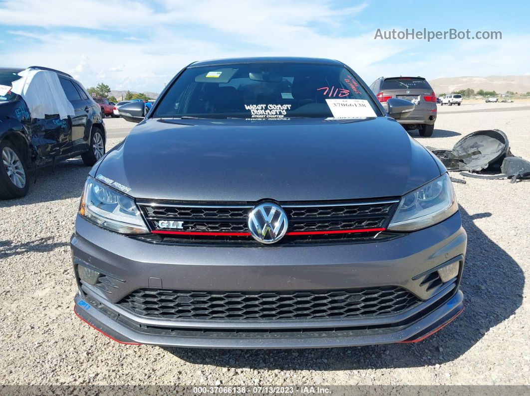 2018 Volkswagen Jetta 2.0t Gli Серый vin: 3VW4T7AJ4JM253701