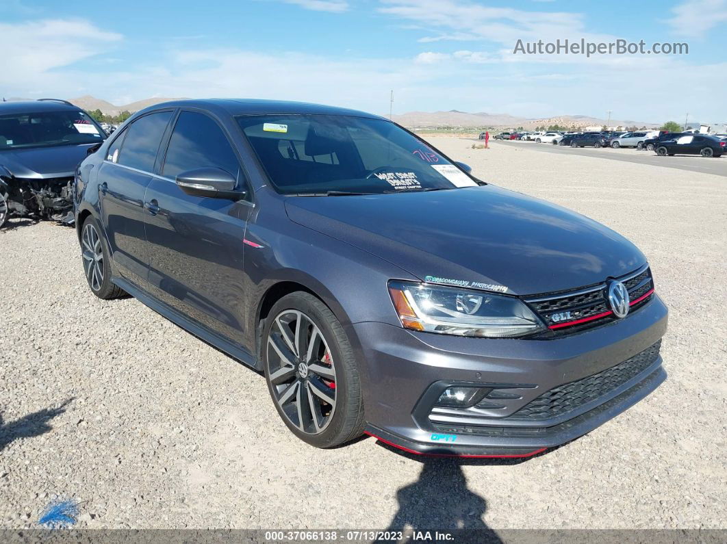 2018 Volkswagen Jetta 2.0t Gli Серый vin: 3VW4T7AJ4JM253701