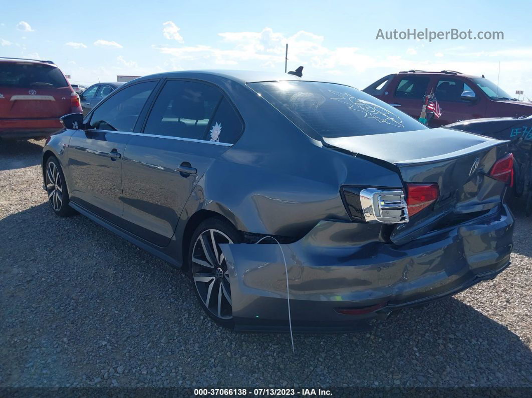 2018 Volkswagen Jetta 2.0t Gli Серый vin: 3VW4T7AJ4JM253701