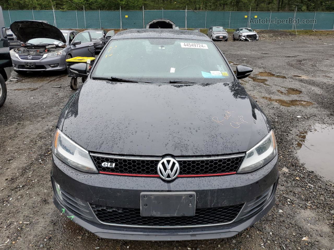 2014 Volkswagen Jetta Gli Черный vin: 3VW4T7AJ5EM303141