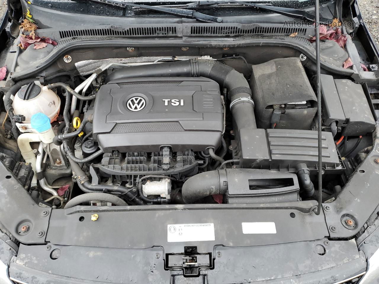 2014 Volkswagen Jetta Gli Черный vin: 3VW4T7AJ5EM303141